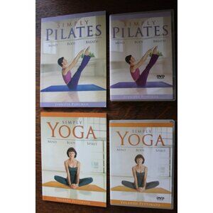 2 Simply Yoga + Pilates DVD: Mind Body Spirit